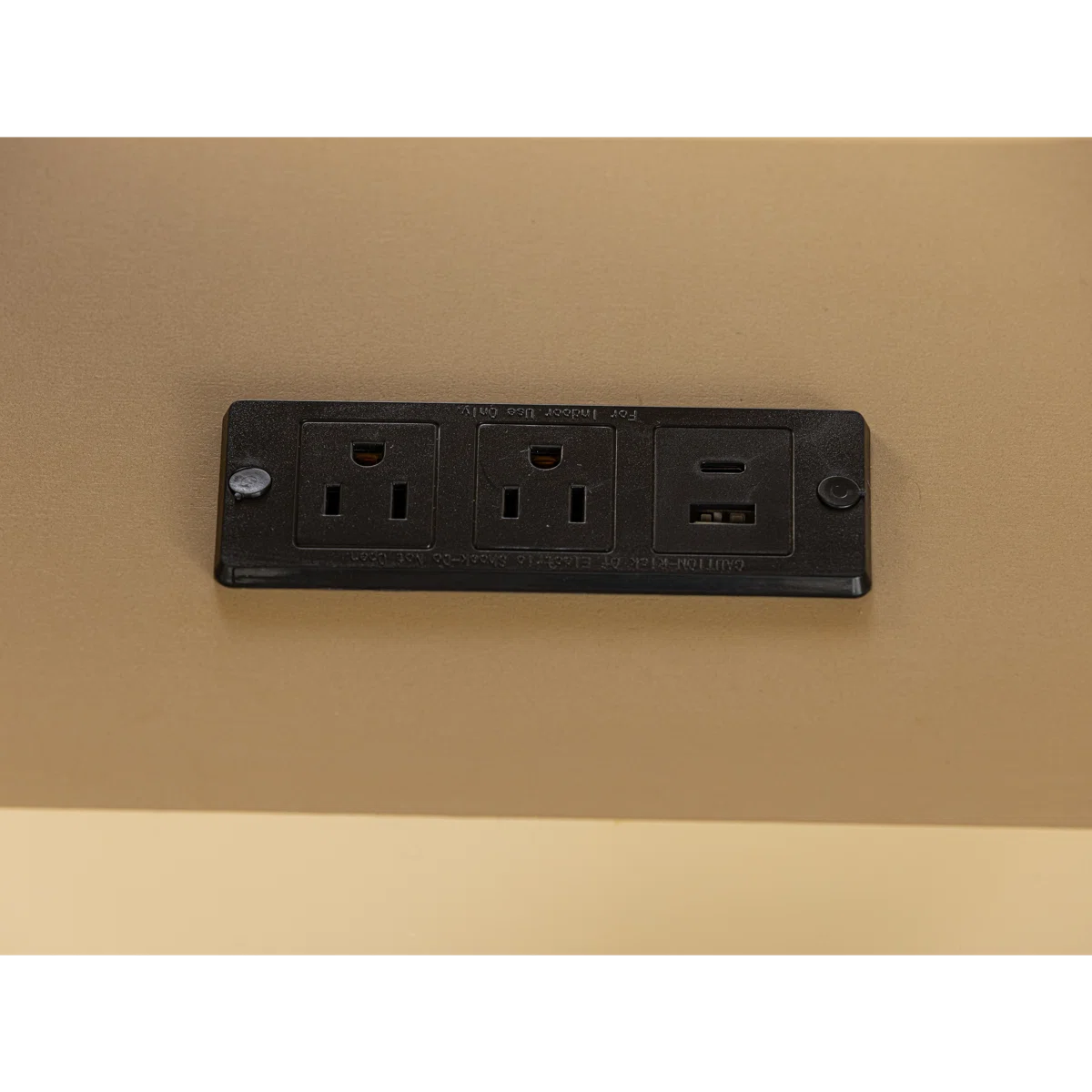 Manish 2 Drawer Nightstand With Charging Station