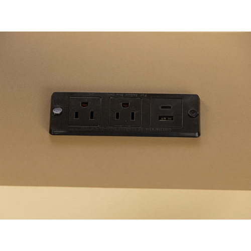 Manish 2 Drawer Nightstand With Charging Station