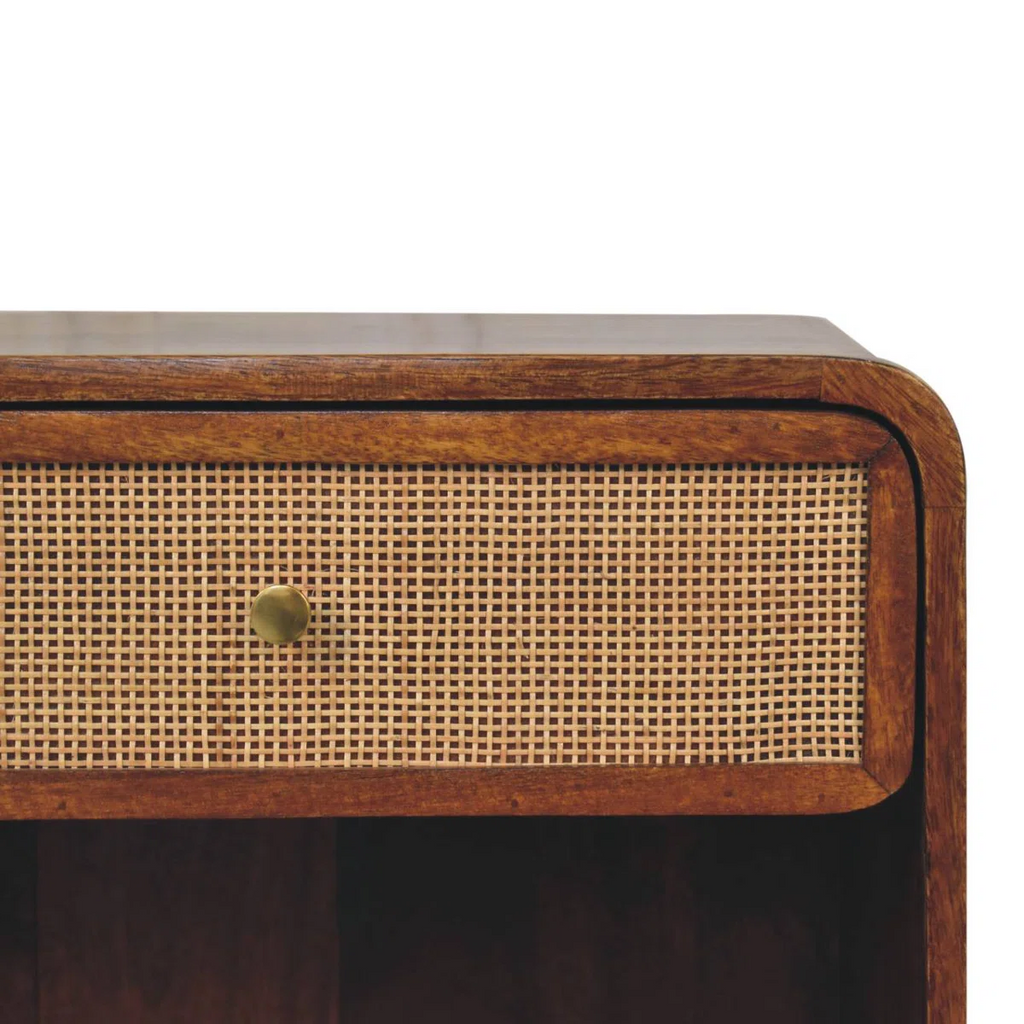 Auxane 17.72'' W Solid Wood Nightstand